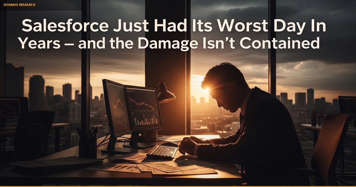 Salesforce Just Had Its Worst Day in Years — and the Damage Isn't Contained