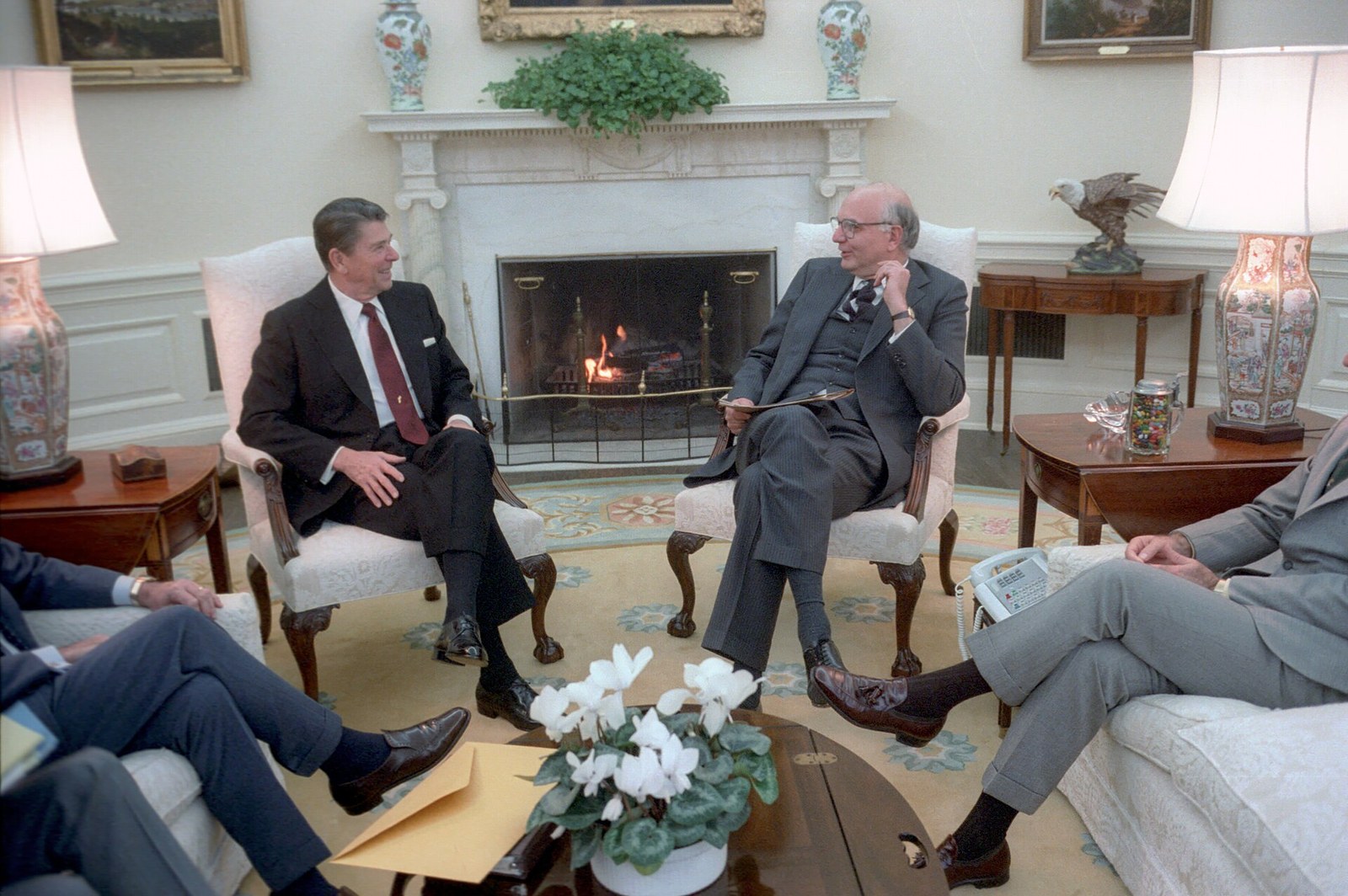 Paul Volcker, who chaired the Fed during Silver Thursday and personally coordinated the 1980 bailout. (Photo: Series: Reagan White House Photographs, 1/20/1981 - 1/20/1989 Collection: White House Photographic Collection, 1/20/1981 / Public domain)